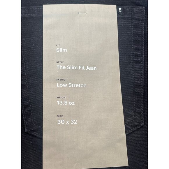Everlane The Slim Fit Jeans in Black 30x32 New Mens Denim Pants - Picture 10 of 13